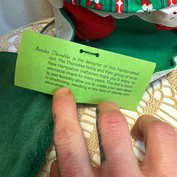 VINTAGE 90s ANNALEE MR & MRS CLAUS BAKING - Picture 8 of 10